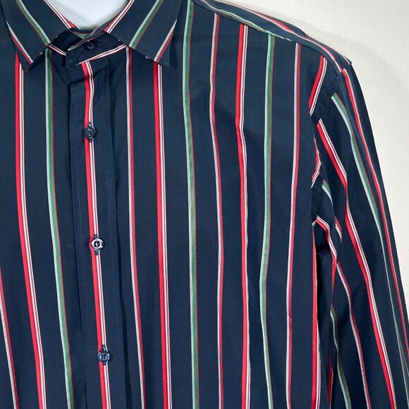 Etro made in Italy colorful striped dress shirt. Size 41 - Picture 4 of 7